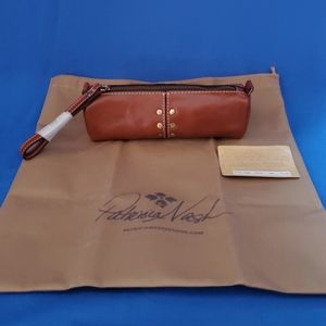 Patricia Nash Isla Tan Wristlet With Dust Cover